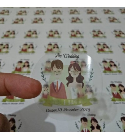 STIKER TRANSPARANT LAMINASI