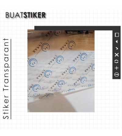 STIKER TRANSPARANT